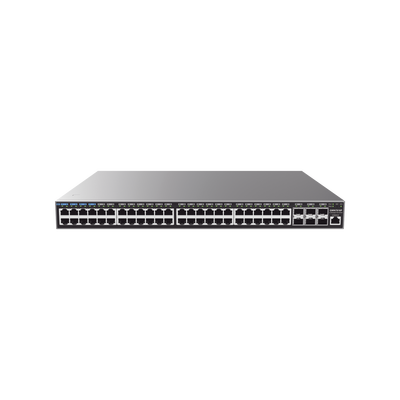GRANDSTREAM - Switch Capa 3 PoE+ Administrable / 48 puertos 10/100/1000 Mbps + 6 Puertos SFP+ de 10 Gigabits / Hasta 740W / Compatible con GWN Cloud.