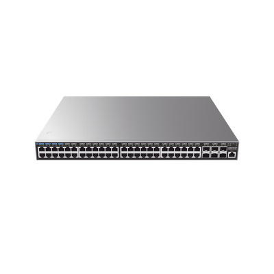 GRANDSTREAM - Switch Capa 3 PoE+ Administrable / 48 puertos 10/100/1000 Mbps + 6 Puertos SFP+ de 10 Gigabits / Hasta 740W / Compatible con GWN Cloud.