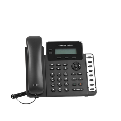 GRANDSTREAM - Teléfono IP SMB de 2 líneas con 3 teclas de función, 8 teclas BLF y conferencia de 3 vías, PoE