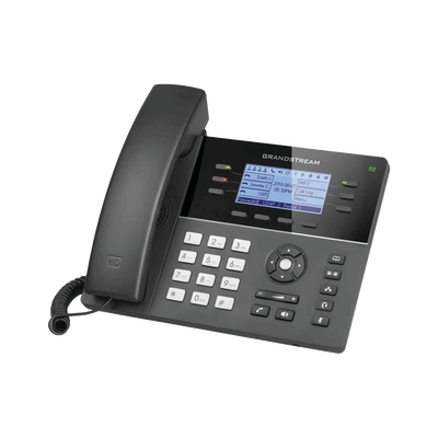 GRANDSTREAM - Teléfono IP Gama media de 6 Líneas con 4 teclas de función, 24 teclas de extensión BLF digital y conferencia de 5 vías PoE