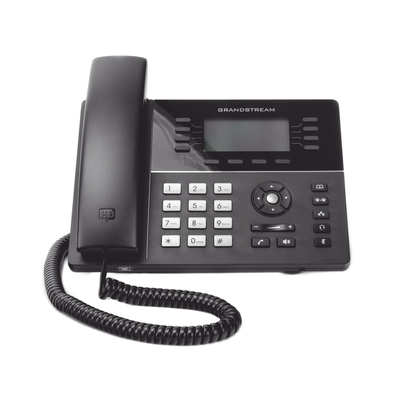 GRANDSTREAM - Teléfono IP Gama media de 8 Líneas con 4 teclas de función, 32 teclas de extensión BLF digital y conferencia de 5 vías PoE Gigabit