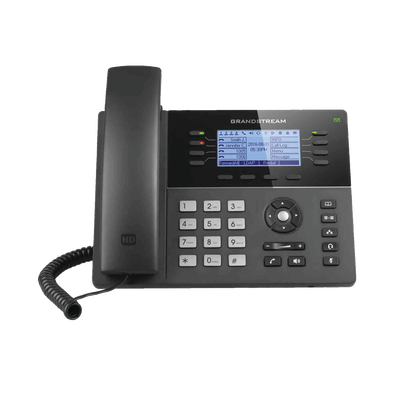 GRANDSTREAM - Teléfono IP Gama media de 8 Líneas con 4 teclas de función, 32 teclas de extensión BLF digital y conferencia de 5 vías PoE Gigabit