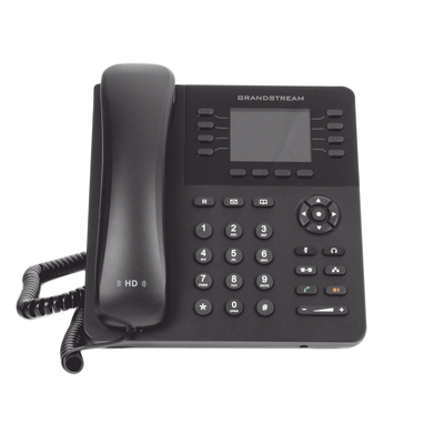 GRANDSTREAM - Teléfono IP SMB PoE 8 Líneas 4 Teclas de Función y conferencia de 4 vías. PoE