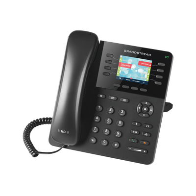 GRANDSTREAM - Teléfono IP SMB PoE 8 Líneas 4 Teclas de Función y conferencia de 4 vías. PoE