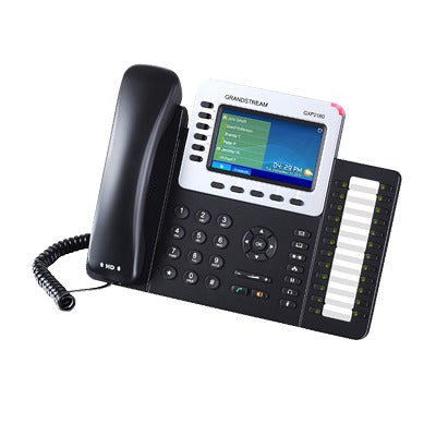 GRANDSTREAM - Teléfono IP Empresarial de 6 Líneas con Pantalla a Color y Audio HD, PoE