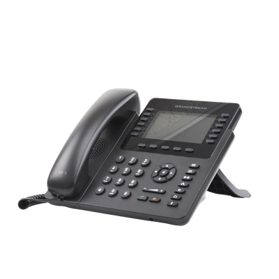 GRANDSTREAM - Teléfono IP empresarial de 12 Líneas con 5 teclas de función y conferencia de 4 vías, PoE