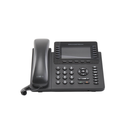 GRANDSTREAM - Teléfono IP empresarial de 12 Líneas con 5 teclas de función y conferencia de 4 vías, PoE