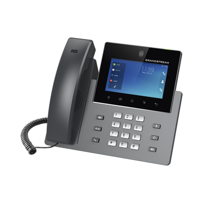 GRANDSTREAM - Videoteléfono IP pantalla táctil con android de 16 líneas, doble puerto Gigabit, PoE/PoE+