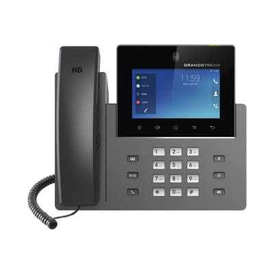 GRANDSTREAM - Videoteléfono IP pantalla táctil con android de 16 líneas, doble puerto Gigabit, PoE/PoE+