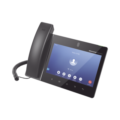 GRANDSTREAM - Video teléfono IP  empresarial Android con pantalla táctil (1280x800) hasta 16 líneas y 16 cuentas SIP
