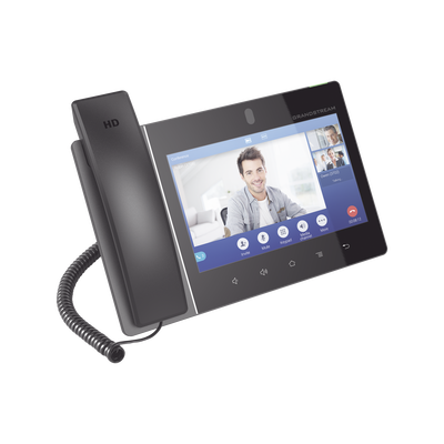 GRANDSTREAM - Video teléfono IP  empresarial Android con pantalla táctil (1280x800) hasta 16 líneas y 16 cuentas SIP