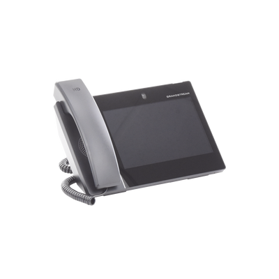 GRANDSTREAM - Teléfono IP Android 11, 16 líneas SIP con 16 cuentas, pantalla táctil  8", puertos Gigabit, Wi-Fi, Bluetooth, PoE, codec Opus, IPV4/IPV6 con gestión en la nube GDMS