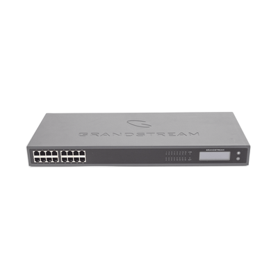 GRANDSTREAM - Gateway VoIP GrandStream ATA de 16 puertos FXS + 1 puerto TELCO de 50 pins, p/montaje en rack