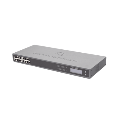 GRANDSTREAM - Gateway VoIP GrandStream ATA de 16 puertos FXS + 1 puerto TELCO de 50 pins, p/montaje en rack