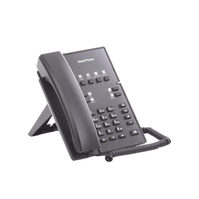 FANVIL - Teléfono IP para Hotelería, profesional con 8 teclas programables para servicio rápido, plantilla personalizable con PoE