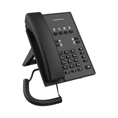 FANVIL - Teléfono IP para Hotelería, profesional con 8 teclas programables para servicio rápido, plantilla personalizable con PoE