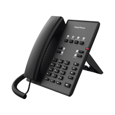 FANVIL - Teléfono IP para Hotelería, profesional con 8 teclas programables para servicio rápido, plantilla personalizable con PoE
