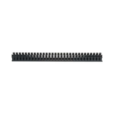 PANDUIT - Canaleta Ranurada de PVC sin Tapa, Tipo H (Tapa Abisagrada), 55.1 mm de Ancho, 50.3 mm de Alto y 1828.8 mm de Largo, Color Negro