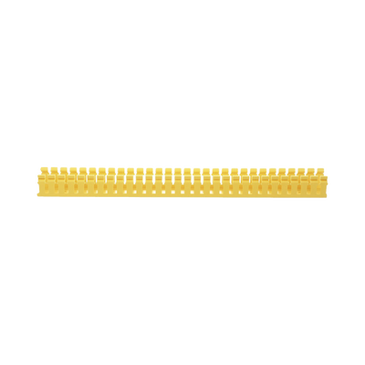 PANDUIT - Canaleta Ranurada de PVC sin Tapa, Tipo H (Tapa Abisagrada), 2 in de Ancho, 2 in de Alto y 1828.8 mm de Largo, Color Amarillo