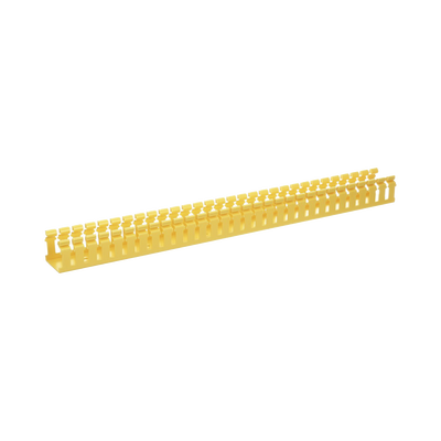 PANDUIT - Canaleta Ranurada de PVC sin Tapa, Tipo H (Tapa Abisagrada), 2 in de Ancho, 2 in de Alto y 1828.8 mm de Largo, Color Amarillo