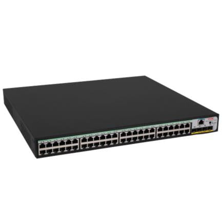 H3C - Switch H3C S5120V3 52S-PWR LI L2 Switch Ethernet con 48 Puertos BASE T PoE y 4 Puertos BASE X SFP Plus y 4 Puertos SFP