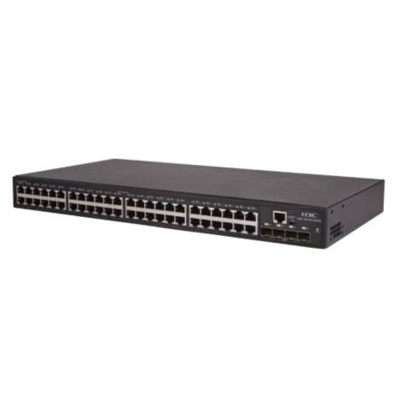H3C - Switch H3C S5130S 52S EI L2 Switch Ethernet con 48 Puertos BASE-T y 4 Puertos BASE X SFP Plus (AC)