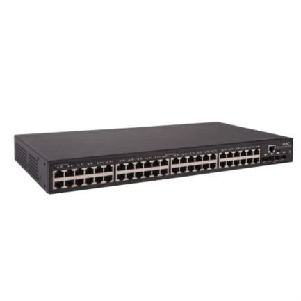 H3C - Switch H3C S5130S 52S EI L2 Switch Ethernet con 48 Puertos BASE-T y 4 Puertos BASE X SFP Plus (AC)