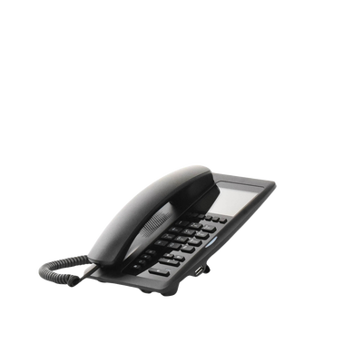 FANVIL - (H5W Color Negro)Teléfono IP WiFi para Hotelería, profesional de gama alta con pantalla LCD de 3.5 pulgadas a color, 6 teclas programables para servicio rápido (Hotline) PoE