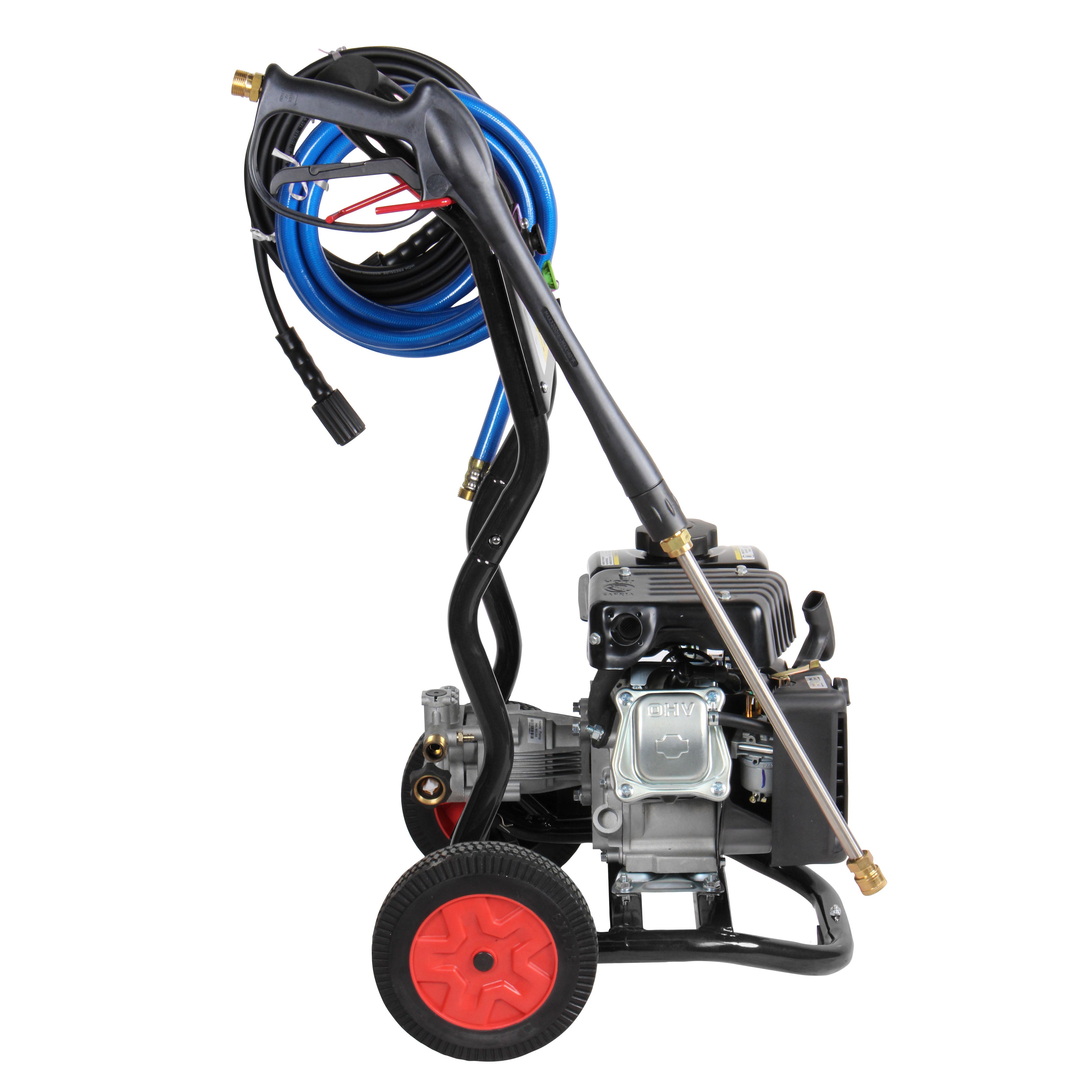 Hidrolavadora de alta presión a gasolina motor 4 tiempos (2,000 PSI / 3 HP)