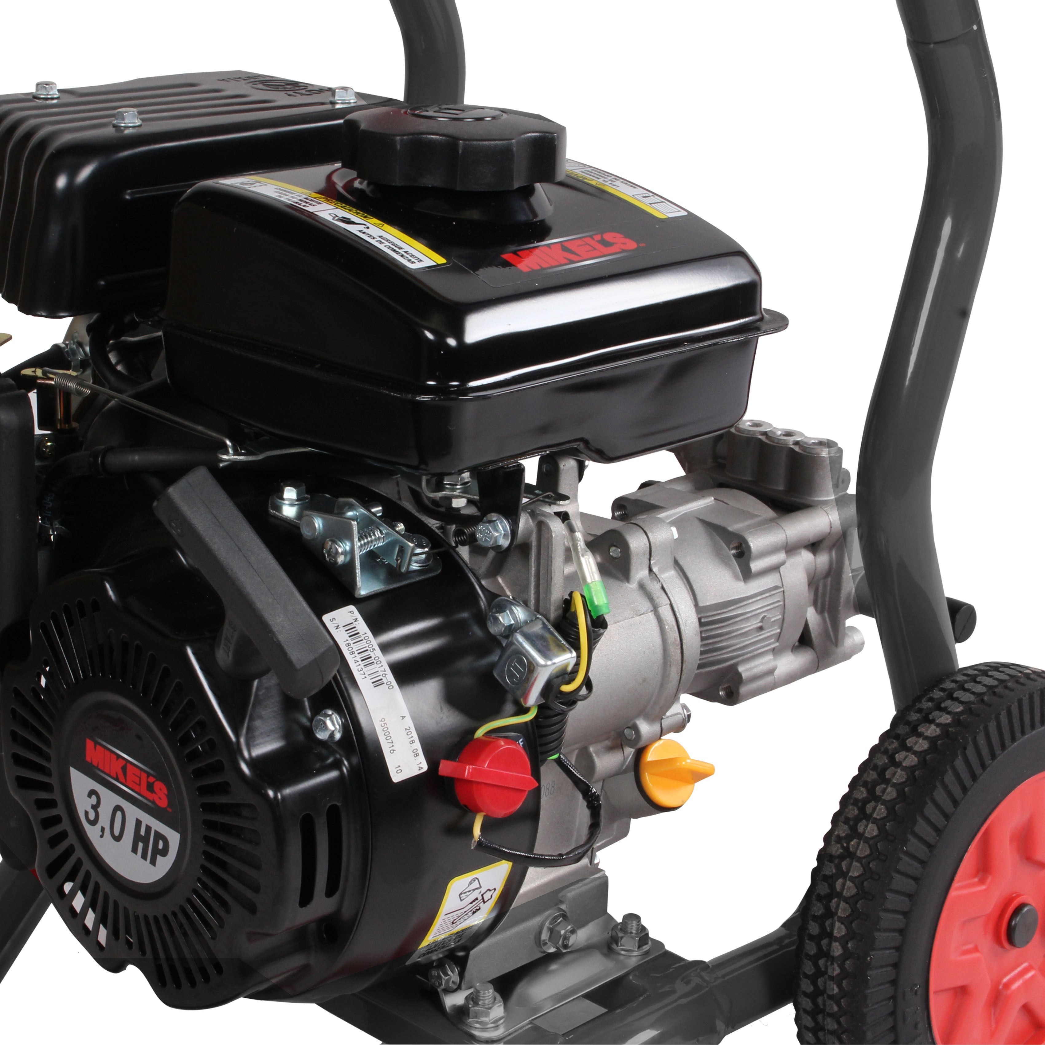 Hidrolavadora de alta presión a gasolina motor 4 tiempos (2,000 PSI / 3 HP)