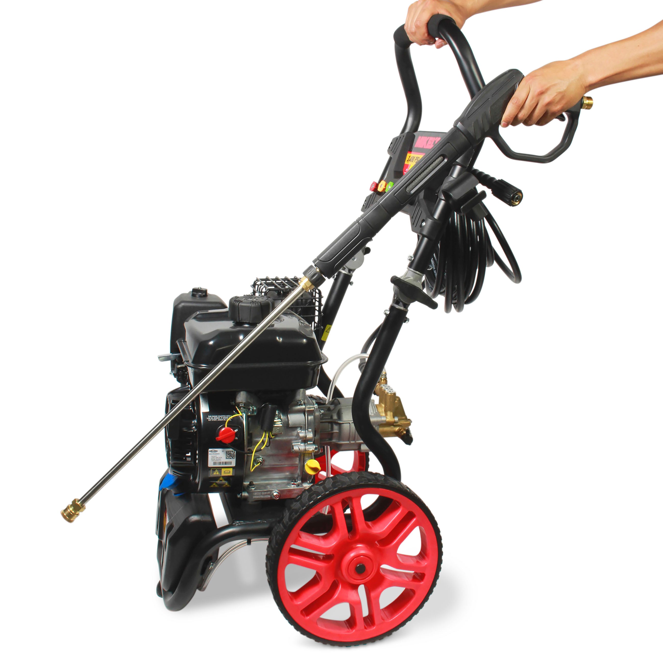Hidrolavadora de alta presión a gasolina motor 4 tiempos (Briggs & Stratton ®) (3,400 PSI / 7.5 HP)