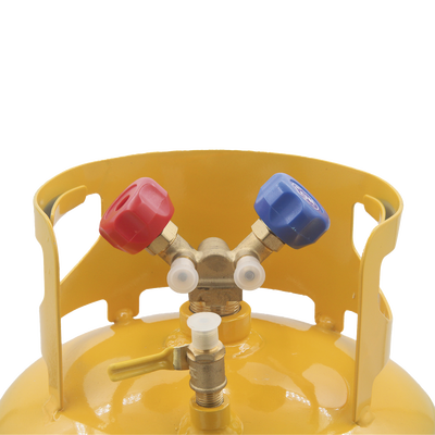 EPCOM POWERLINE - Cilindro/Tanque portátil 30 Libras / para contenido de refrigerante /  Aires Acondicionados / Refrigeración / Climatización Automotriz.
