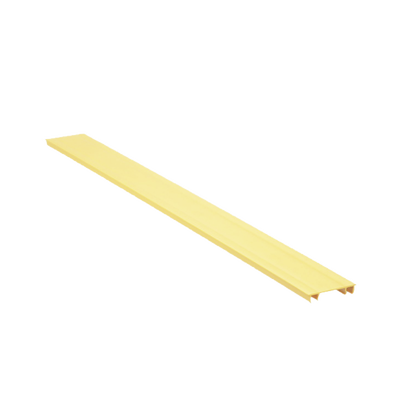 PANDUIT - Tapa para Canaleta Ranurada Tipo H, de 2 in de Ancho, 1828.8 mm de Largo, Color Amarilo