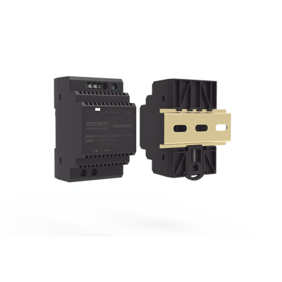 EPCOM POWERLINE - Fuente de Poder Industrial Entrada: 100-240 Vca / Salida: 24 Vcc/ 2.5 A/ 60 W/ Riel Din