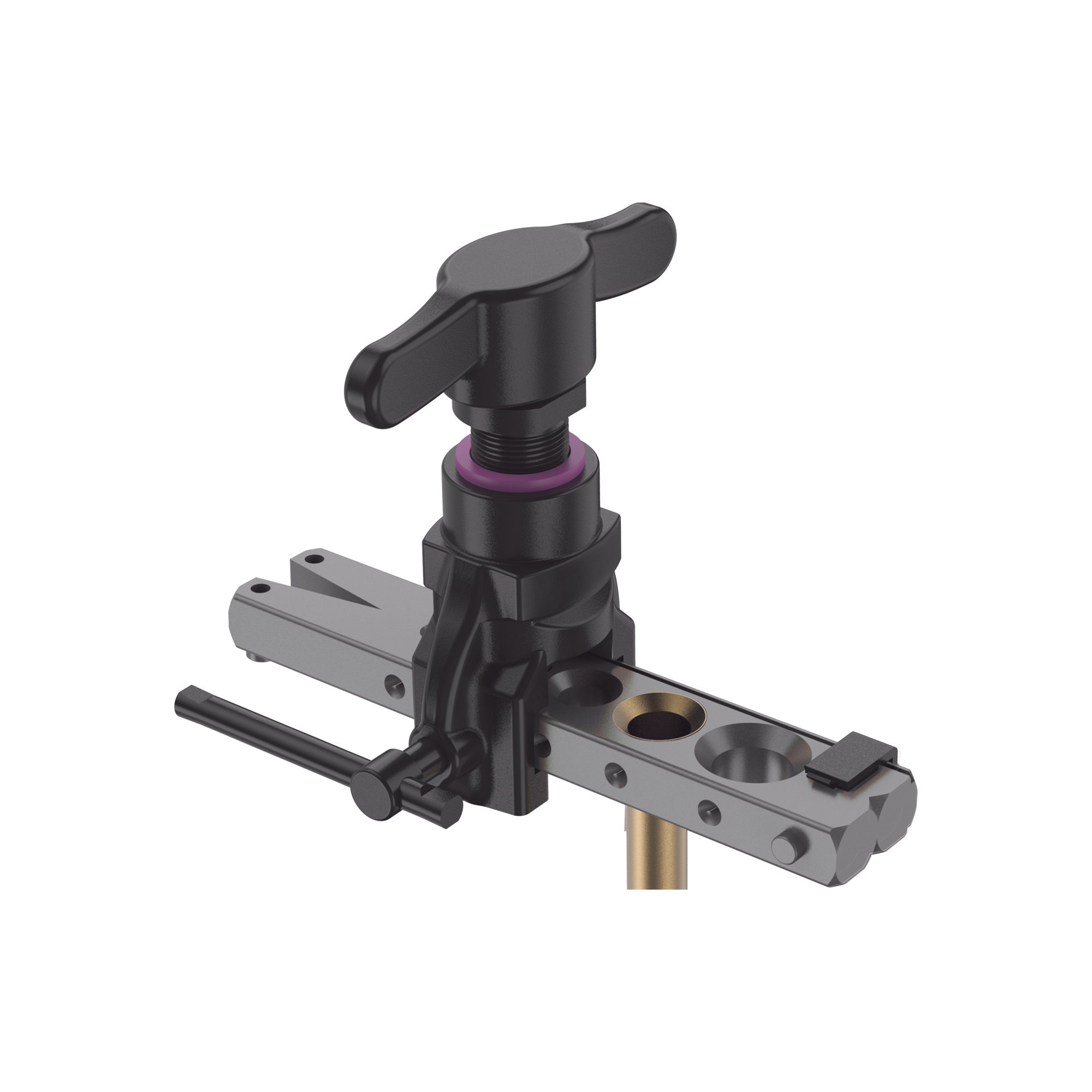 EPCOM - Herramienta de Abocardado Cónico Excéntrico HFT6 / Para Tubos 1/4" a 3/4" / Mango Giratorio Cómodo / Cuerpo de Aluminio / Calibrador Lateral / Abocardado Preciso / Ligera 0.93 kg