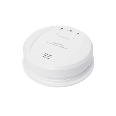 HIKVISION - (HikFire) Detector de Monóxido de Carbono / Sensor Electroquímico Avanzado / Alarma Visual y Audible