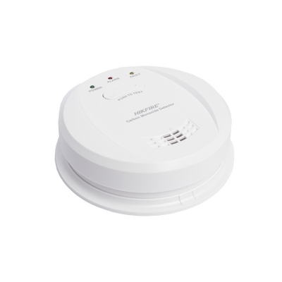 HIKVISION - (HikFire) Detector de Monóxido de Carbono / Sensor Electroquímico Avanzado / Alarma Visual y Audible