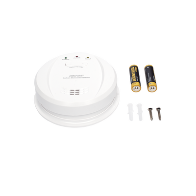 HIKVISION - (HikFire) Detector de Monóxido de Carbono / Sensor Electroquímico Avanzado / Alarma Visual y Audible