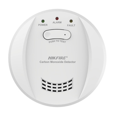 HIKVISION - (HikFire) Detector de Monóxido de Carbono / Sensor Electroquímico Avanzado / Alarma Visual y Audible