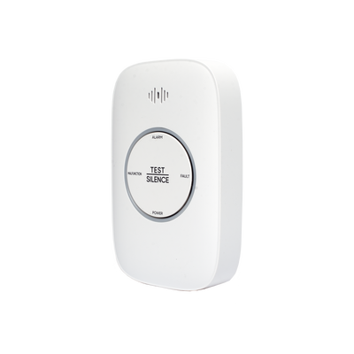 HIKVISION - (HikFire)  Detector de Gas LP Propano C3H8 / Alarma Temprana / Salida para cierre de Válvula y/o  activación de Ventilador / Protección IP30 / Alarma de 70dB a 115dB a 1 metro de distancia