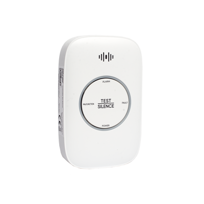 HIKVISION - (HikFire)  Detector de Gas LP Propano C3H8 / Alarma Temprana / Salida para cierre de Válvula y/o  activación de Ventilador / Protección IP30 / Alarma de 70dB a 115dB a 1 metro de distancia