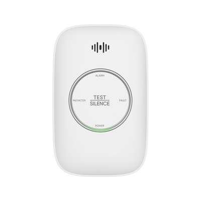 HIKVISION - (HikFire)  Detector de Gas LP Propano C3H8 / Alarma Temprana / Salida para cierre de Válvula y/o  activación de Ventilador / Protección IP30 / Alarma de 70dB a 115dB a 1 metro de distancia
