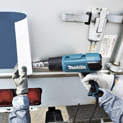 MAKITA - Pistola de Calor de Temperatura Variable de 2 Niveles, Temperatura: 400/550°C de 1600W  (Incluye Maletín).