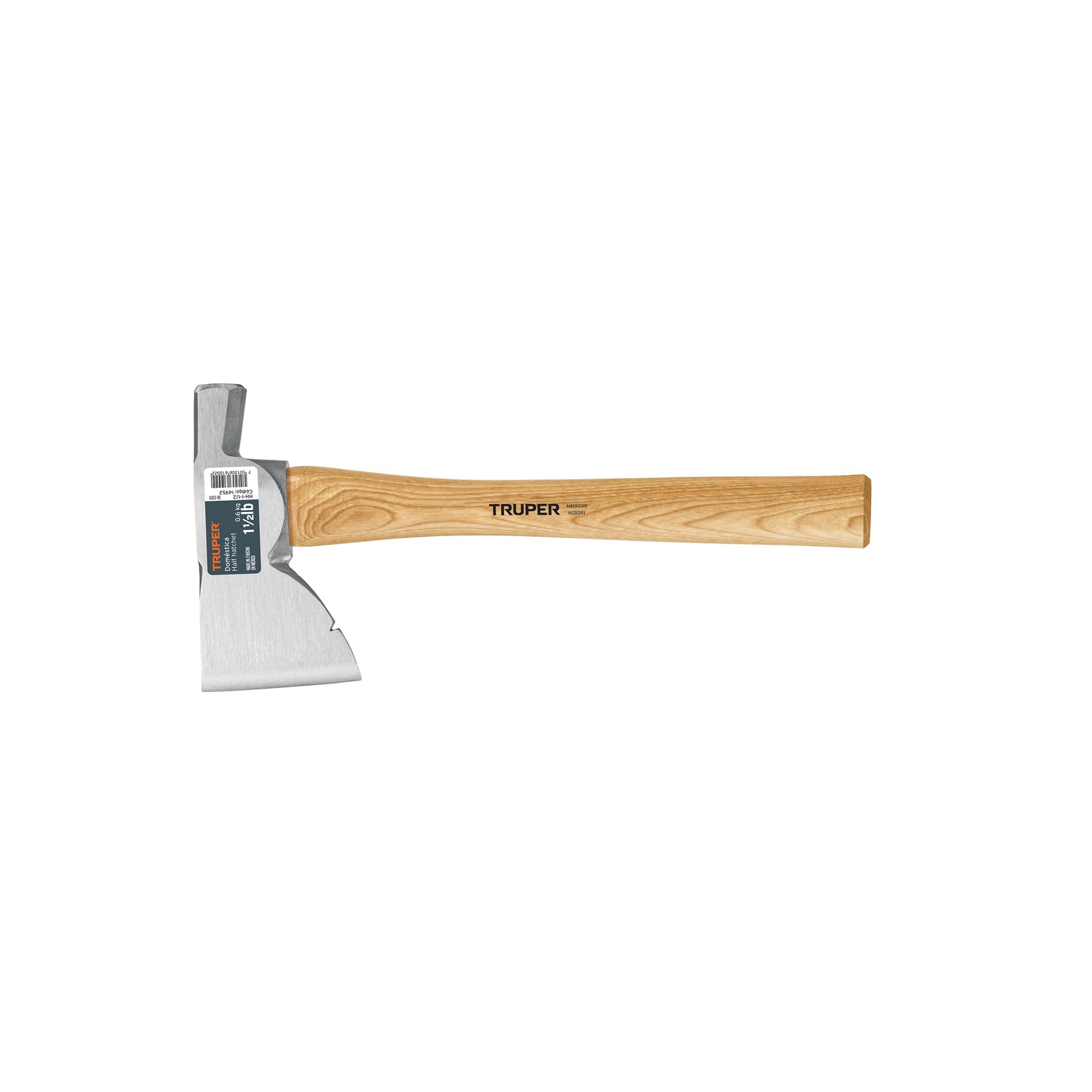 Hacha Domestica 1-1/2 lb, mango hickory 14', Truper