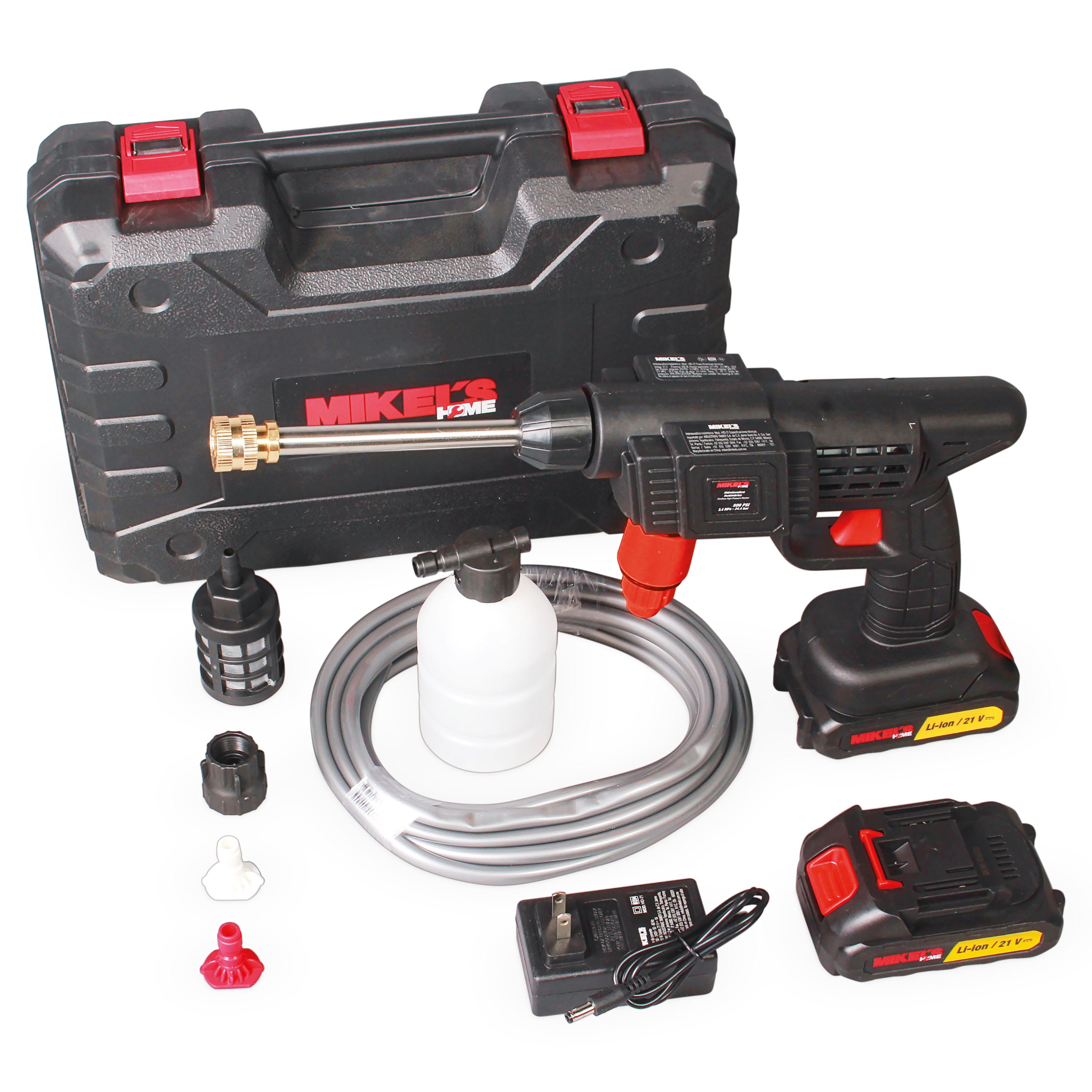 Hidrolavadora inalámbrica (21 v, 435 PSI)