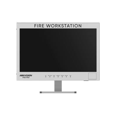 HIKVISION - (HikFire) Estación de Trabajo con Doble Tarjeta de Red / Pantalla LCD de Grado Industrial / Interfaz RS-232 y RS-485