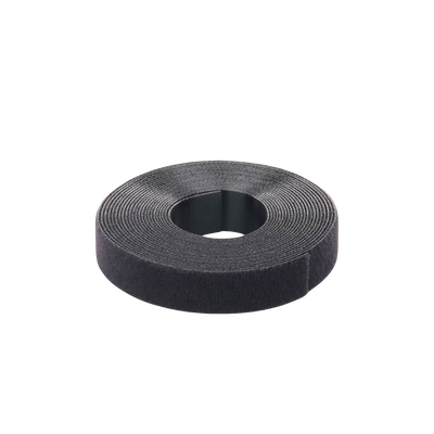 PANDUIT - Rollo de Cinta de Contacto, de 15 Pies (4.5m) de Largo, 19.1 mm de Ancho, Color Negro