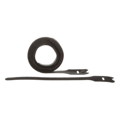 PANDUIT - Kit de 10 Cintas de Contacto, de 12.7mm (.50in) de Ancho, 203mm (8in) de Largo, Color Negro