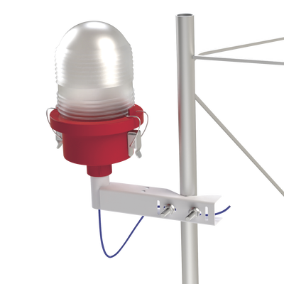 EPCOM INDUSTRIAL -  Herraje para Lámpara de Obstrucción LED Modelo EI-LBIB/OL1-VLED2- IR/ OL2-VLED2-IR