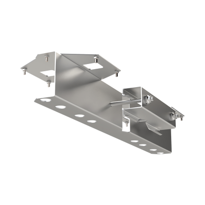 EPCOM INDUSTRIAL - Base Doble para Lámpara de Obstrucción EI-GSLSE. Compatible con tubo hasta 1-1/4".